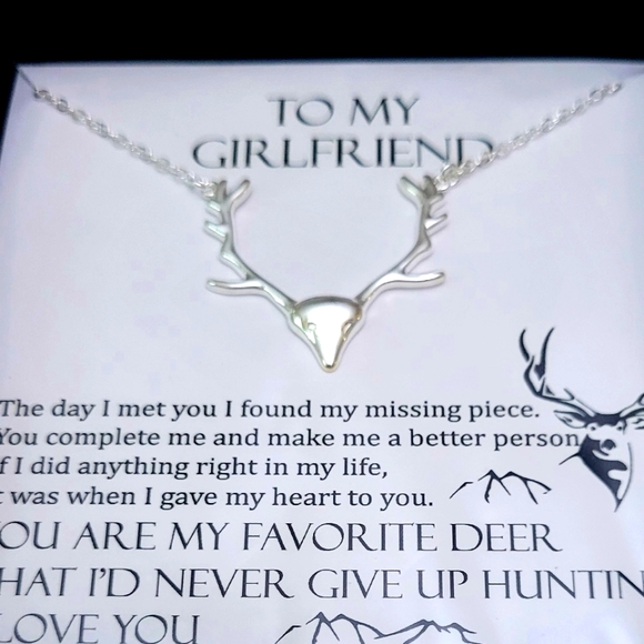 Accessories - Sterling silver Antler necklace